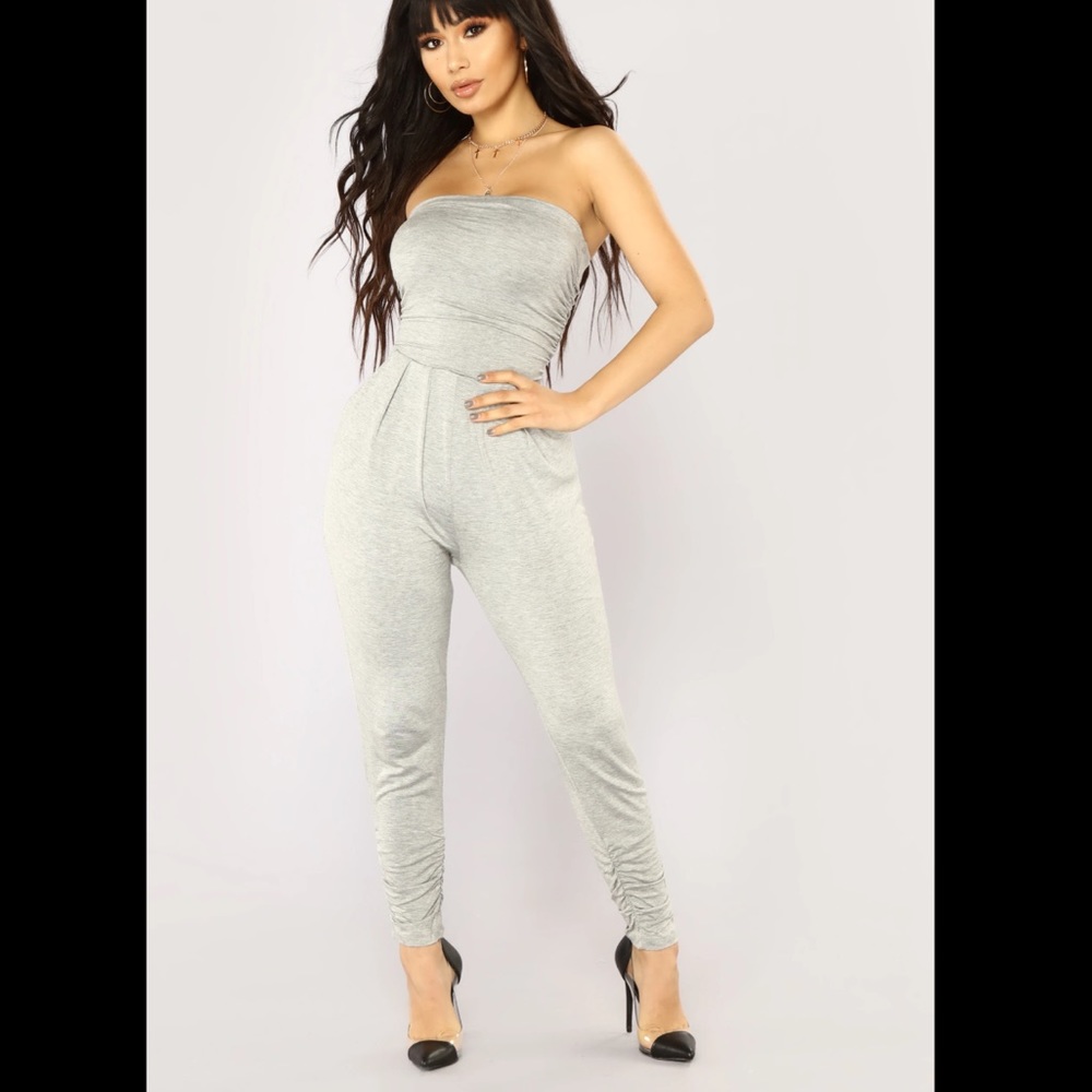Fashion Nova Tube Jumpsuit